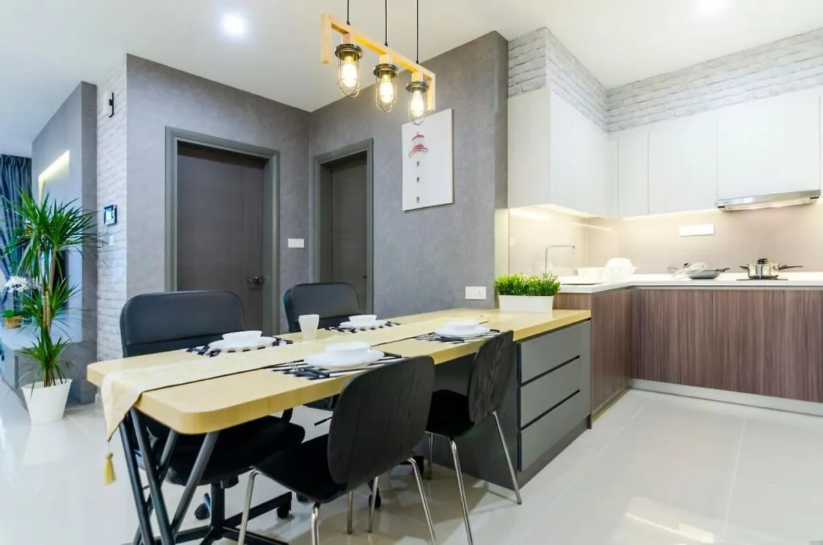 Daire A Stylish & Cozy Suite At Suasana Jb 03 Johor Bahru Malezya